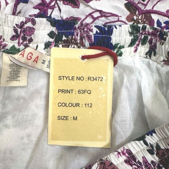 Raga Purple Floral Mini Skirt - Size Medium - Picture 8 of 8